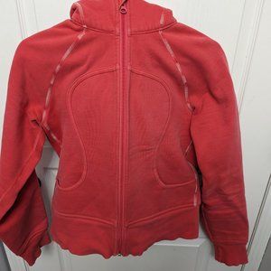 Lululemon Vintage Scuba Hoodie Women size 8 Pink